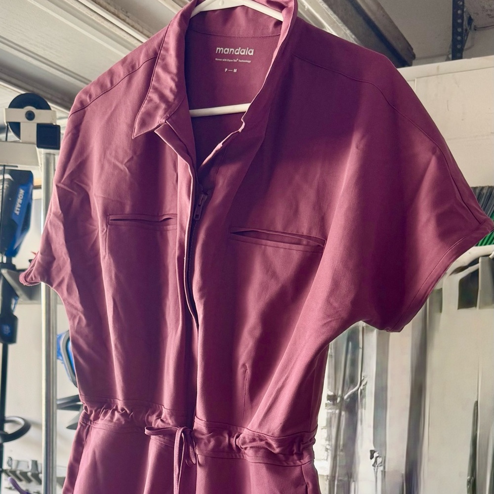 Mandala scrub jumpsuit- picture taken in the sun true color…